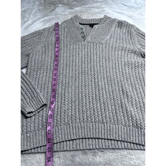 Eddie Bauer knit long sleeve sweater mens size large - Picture 5 of 5